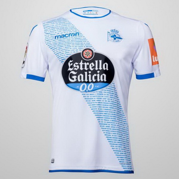 Camiseta Deportivo Coruña Tercera equipación 2018-2019 Blanco